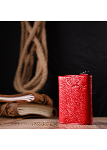 Жіноча шкіряна візитниця 7х9,5х2,5 см Karya (260531273)