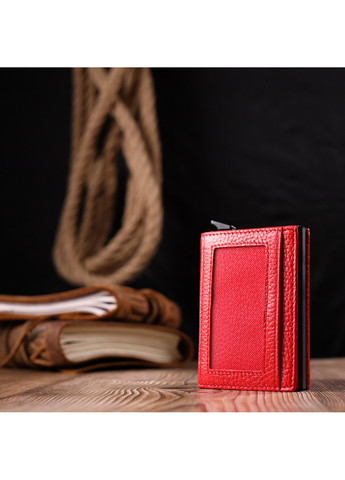 Жіноча шкіряна візитниця 7х9,5х2,5 см Karya (260531273)