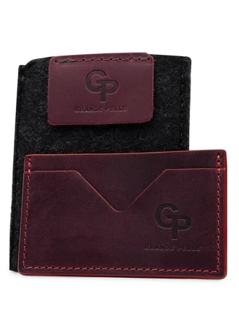 Жіночий шкіряний картхолдер 9,5х6 см Grande Pelle (260529961)