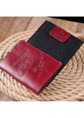 Жіноча шкіряна обкладинка для документів 10х13,8 см Grande Pelle (260532956)