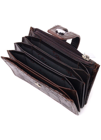 Чоловічий шкіряний картхолдер 10,4х6,2х1 см Karya (260531269)