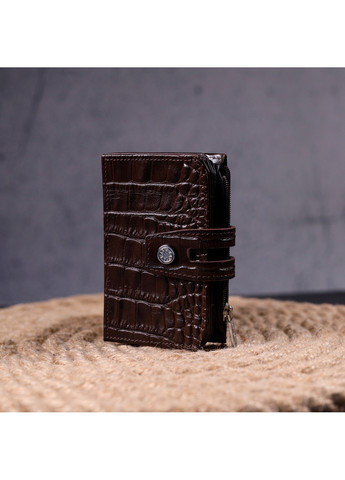 Чоловічий шкіряний картхолдер 10,4х6,2х1 см Karya (260531269)