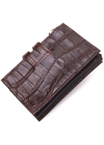 Чоловічий шкіряний картхолдер 10,4х6,2х1 см Karya (260531269)