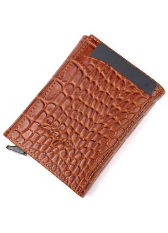 Мужская кожаная визитница 8х10х2,5 см Karya (260532307)