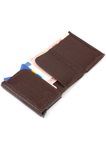 Мужской кожаный картхолдер 6,5х9х2 см Canpellini (260532828)