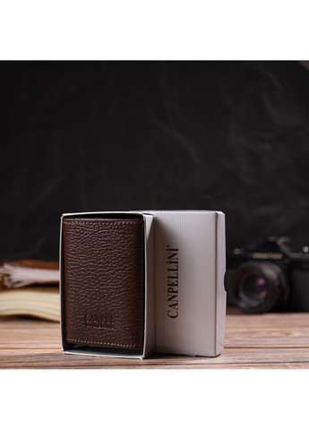 Мужской кожаный картхолдер 6,5х9х2 см Canpellini (260532828)