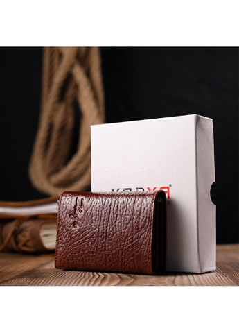 Шкіряна візитниця 7х9,5х2,5 см Karya (260532304)