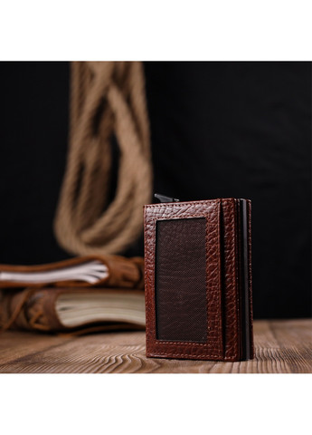 Шкіряна візитниця 7х9,5х2,5 см Karya (260532304)