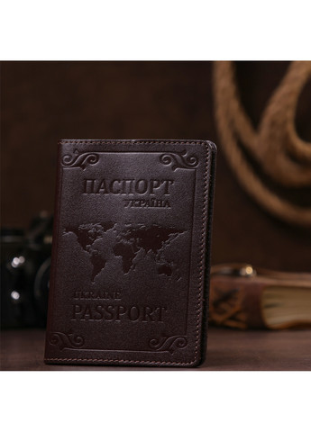 Кожаная обложка для документов 9,5х13 см Shvigel (260532299)