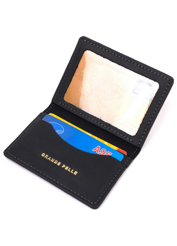 Шкіряна обкладинка для документів 10х7х0,5 см Grande Pelle (260532055)