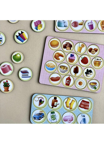 Дерев'яна настільна гра "їстівне-їстівне" сортер-комодик 8х19х11 см Ubumblebees (260530459)