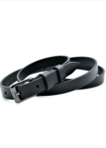 Жіночий шкіряний ремінь 1,8 х 115-120 см Колір Чорний Weatro (260533386)