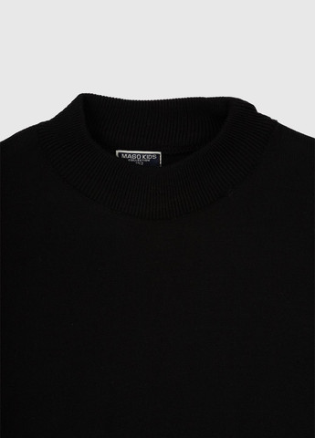 Черный демисезонный свитер Mago