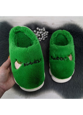 Тапочки жіночі пухнасті на хутрі на платформі Lion (260551972)