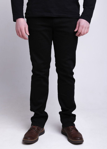 Черные демисезонные прямые джинсы мужские черные прямые Прямая Weaver