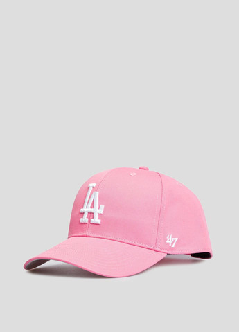 Кепка MVP LOS ANGELES DODGERS RAISED BAS розовый, серый unisex OSFA 47 Brand (260597242)