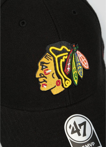 Кепка MVP NHL CHICAGO BLACKHAWKS черный, серый unisex OSFA 47 Brand (260597295)