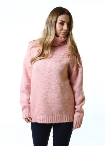 Рожевий демісезонний светр No Brand