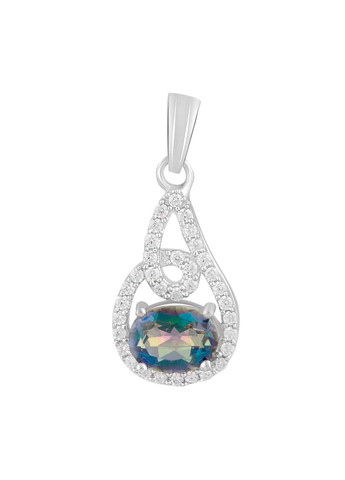 Срібна підвіска з топазом Silver Breeze (260537988)