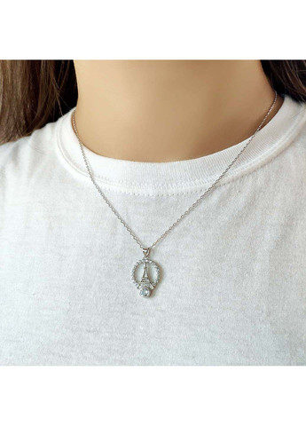 Срібна підвіска з фіанітами Silver Breeze (260538014)