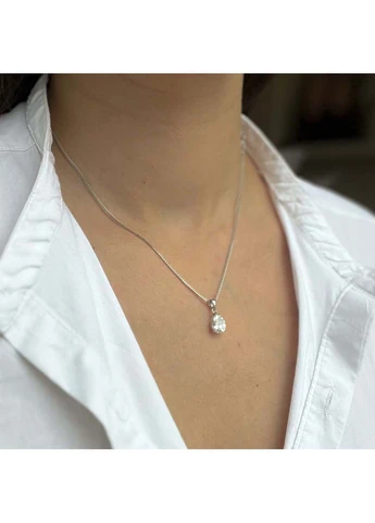 Серебряная подвеска с фианитами Silver Breeze (260537613)