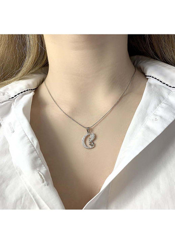 Серебряная подвеска с фианитами Silver Breeze (260537406)