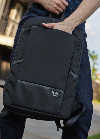 Рюкзак з відділенням для ноутбука 17' чорний колір No Brand Mac 17 (260601802)