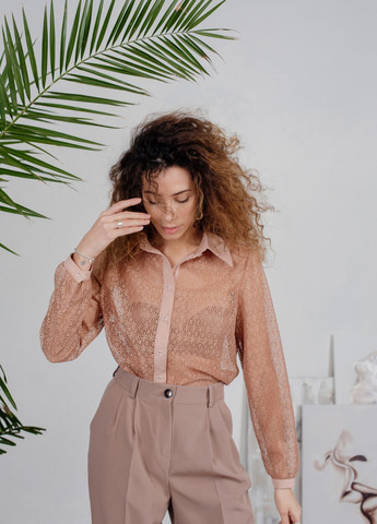 Бежевая блузка Azuri