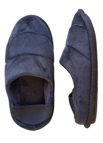 Черные тапочки мужские велюровые закрытые Белста