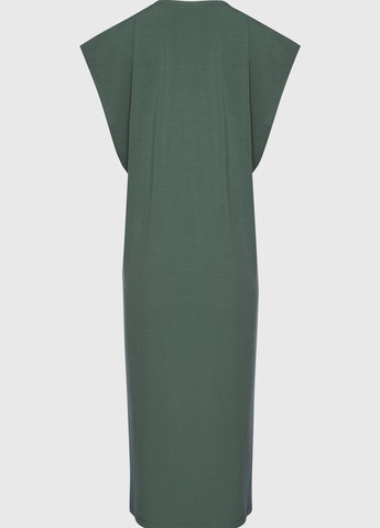 Зелена кежуал сукня модалова довга сукня-футболка German Volf однотонна