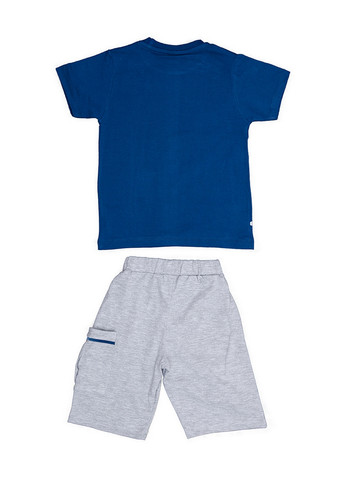 Синий комплект для мальчика (футболка и шорты) Turkey