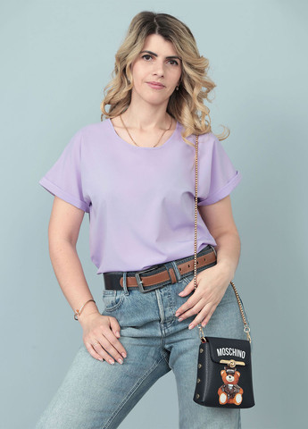 Лавандовая летняя блузка-футболка Fashion Girl Moment
