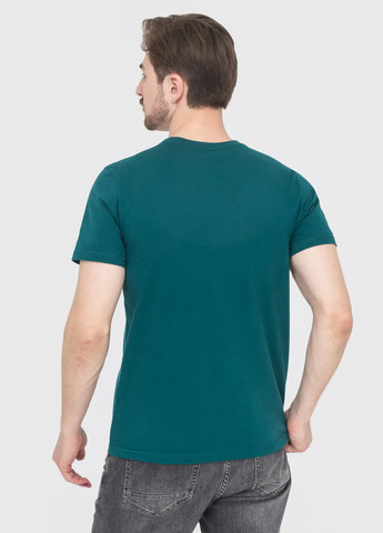 Зелена футболка чоловіча з коротким рукавом Роза