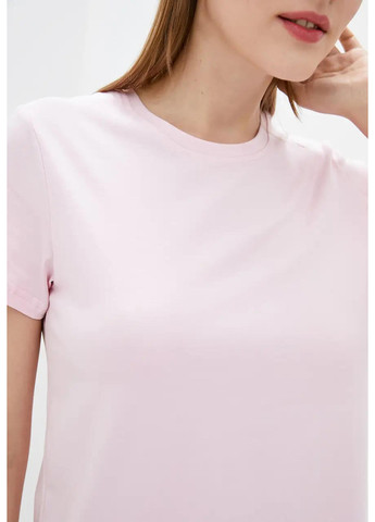 Светло-розовая летняя женская футболка, стрейч-кулир. Sport Line