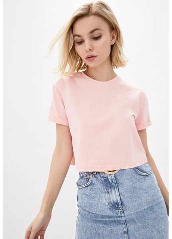 Персиковая летняя женская укороченная футболка, топ Sport Line
