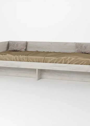 Односпальне ліжко Соната-800 (без ящиків) 80х190 см дуб крафт білий (EVR-2671) Еверест (260623607)