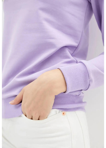 Лавандовий світшот жіночий, тонкий Sport Line однотонний (260631473)