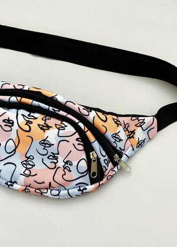 Сумка поясна бананка з принтом Girls з двома відділеннями 18149 4PROFI (260635785)