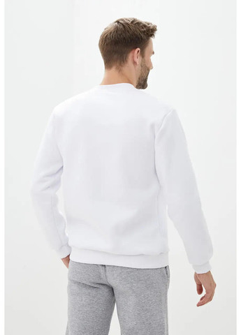 Білий чоловічий свіштот на флісі Sport Line однотонний (260631789)