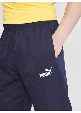 Спортивні штани Active Woven Pants Peacoat-No.1 Logo Синій Puma (260646845)