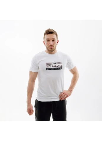 Біла чоловіча футболка sport core білий New Balance