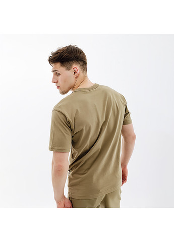 Хаки (оливковая) мужская футболка essentials reimagined хаки New Balance