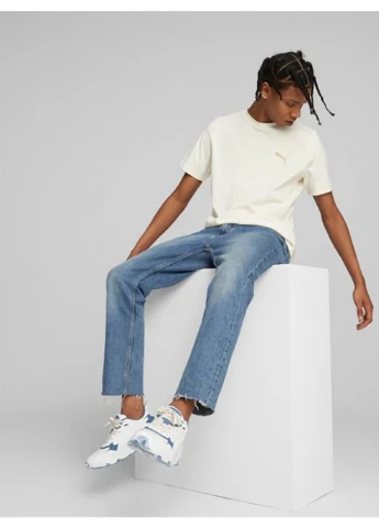 Біла футболка ess better tee no color молочний Puma