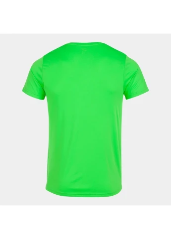Зелена футболка record ii short sleeve t-shirt зелений Joma