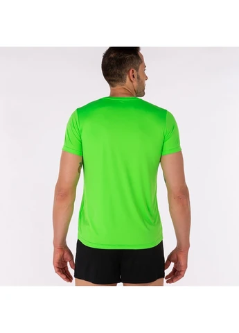 Зелена футболка record ii short sleeve t-shirt зелений Joma