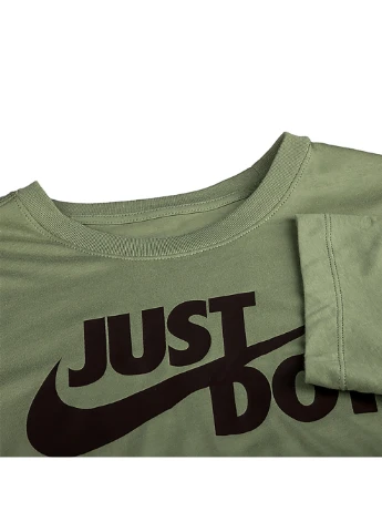 Зелена чоловіча футболка nsw tee just do it swoosh зелений Nike
