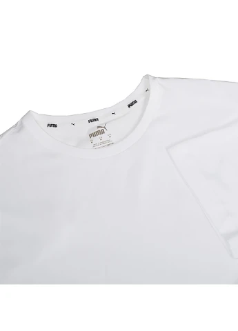 Біла чоловіча футболка ess small ogo tee білий Puma