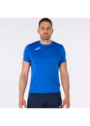 Синя футболка record ii short sleeve t-shirt синій Joma
