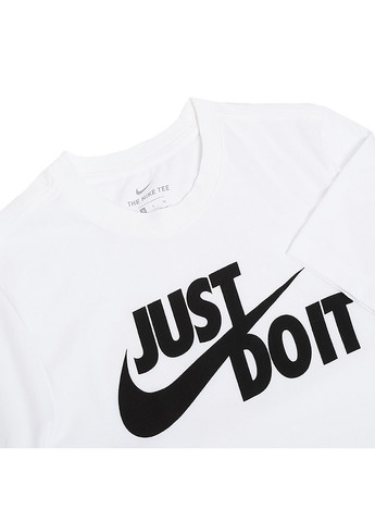 Белая мужская футболка tee just do it swoosh белый Nike