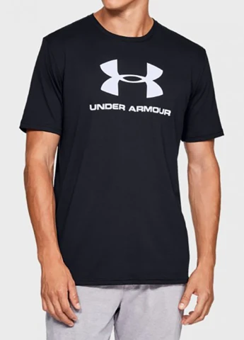 Чорна футболкаportstyleogos чорний чол Under Armour